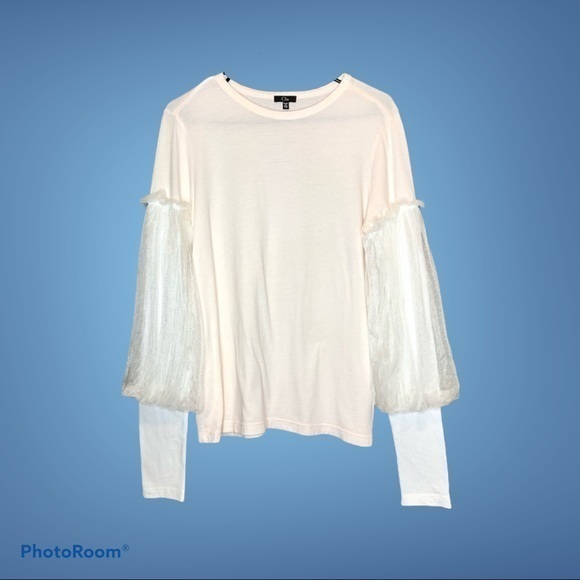 Nordstrom | Clu contrast sleeve top - Picture 1 of 5
